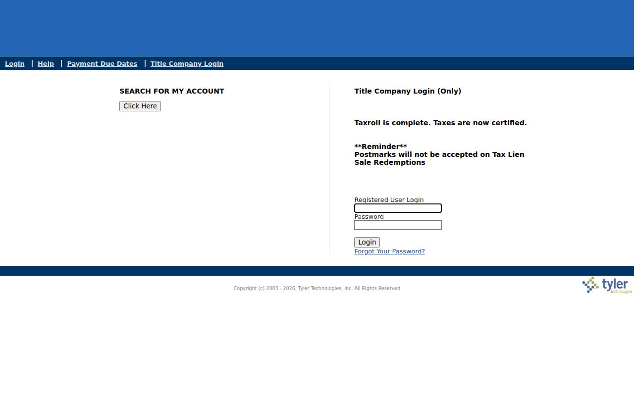 Douglas County street directory Treasurer account search